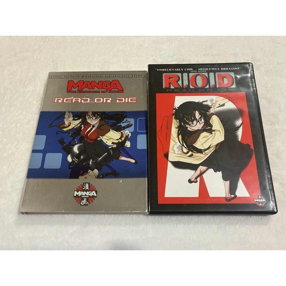 Read or Die ROD Anime DVD Video Manga The Essence of Anime With Rare Slipcover